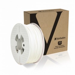 VERBATIM FILAMENT ABS NIT ZA 3D PRINTER 2.85 MM 1KG-WHITE