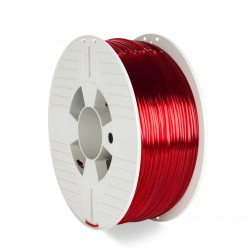 VERBATIM FILAMENT PET-G NIT ZA 3D PRINT.2.85MM 1KG-RED TRANSPARENT