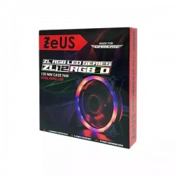 ZEUS VENTILATORI 120X120 RBG DUAL RING FAN